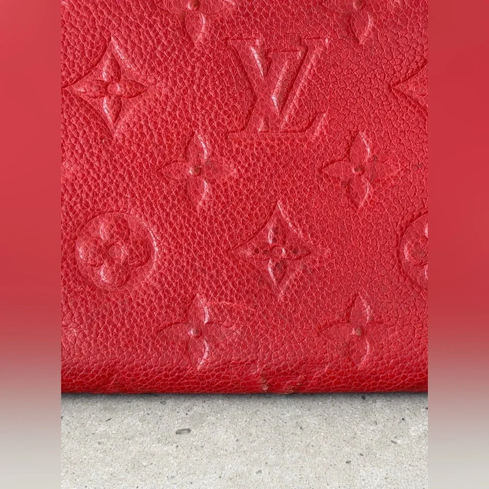 Authentic Louis Vuitton Empriente Red Wallet with COA and dustbag and box - Picture 7 of 12